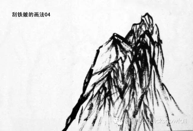 北派山水画山石画法,山水画技法山石的基本画法解析