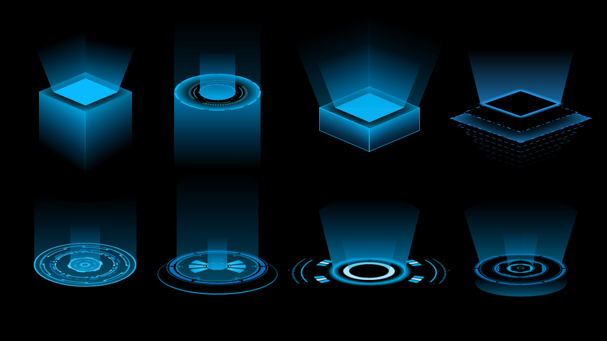 全息ppt互动投影,全息最炫投影素材