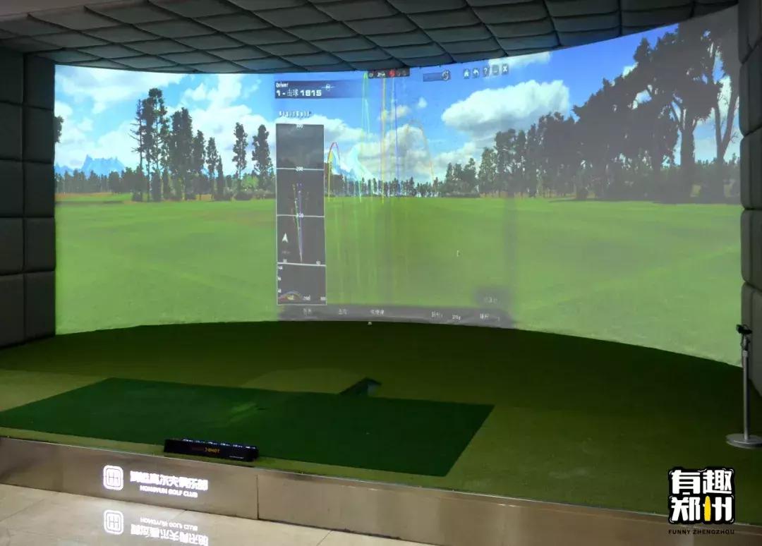 郑州高尔夫室内练习场,郑州高尔夫球多少钱打一次
