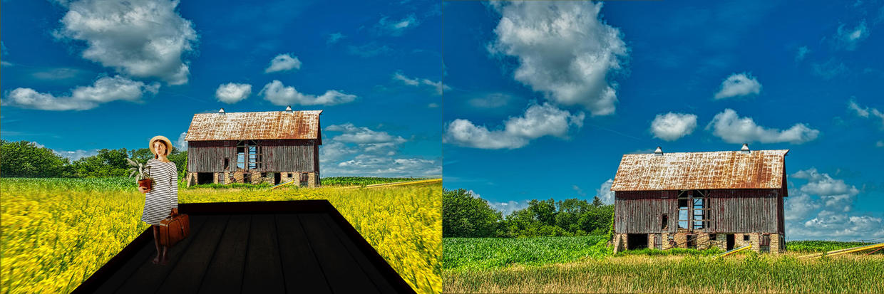 ps怎么画房间图片教程,ps卧室场景图合成教程