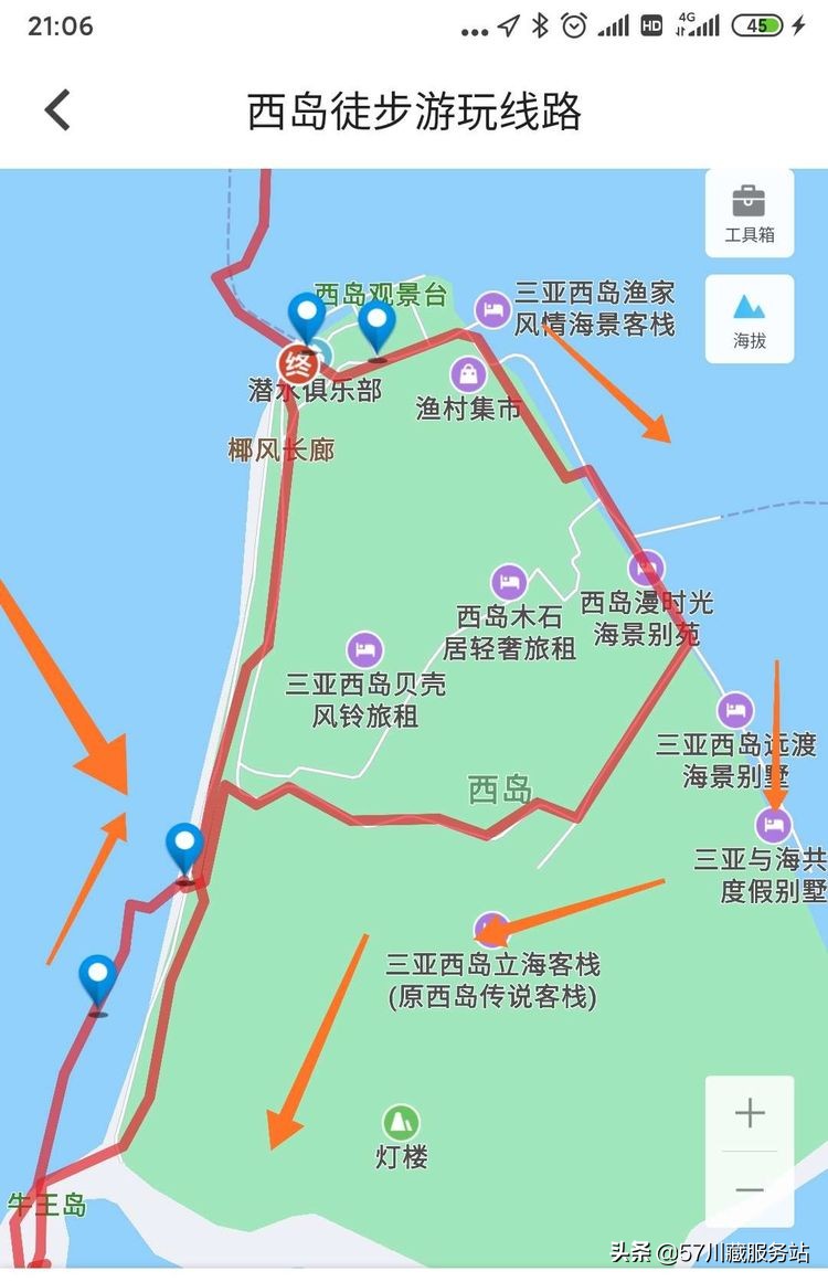 三亚西岛可以骑电瓶车环岛一圈吗,海南岛骑行环岛西线攻略