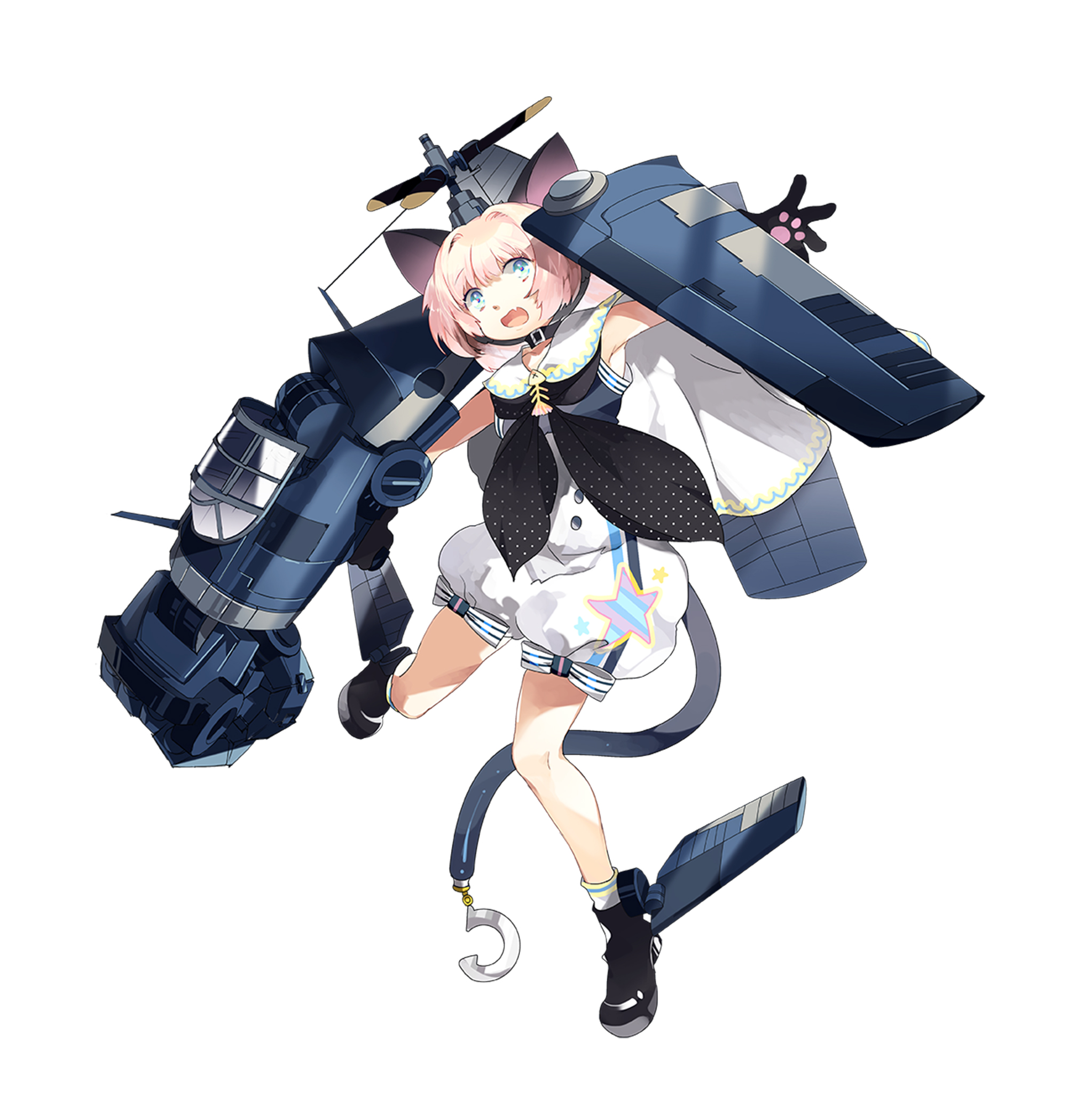 《苍穹战线》超过百种萌点各异的机娘，精美立绘原画插画卡牌欣赏