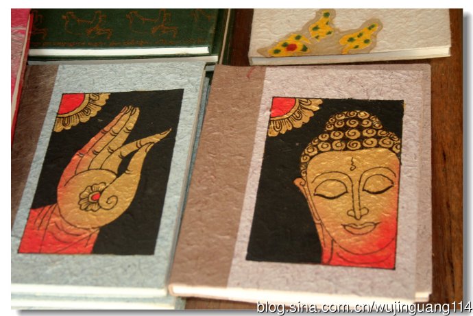 老挝最值得买的纪念品,老挝手工纸工艺品