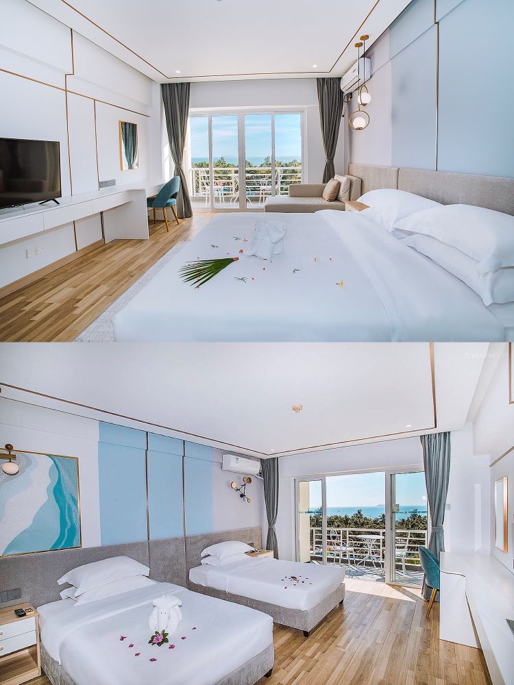 椰梦长廊看海视线最好的酒店,椰梦长廊自带无边泳池的酒店