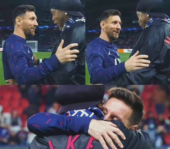 深情对望梅西,深情的男人梅西