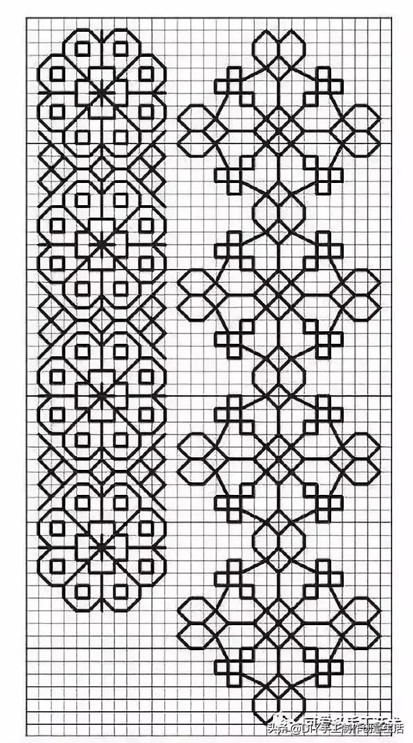 桌布花边的手工刺绣,刺绣桌布diy简单图案