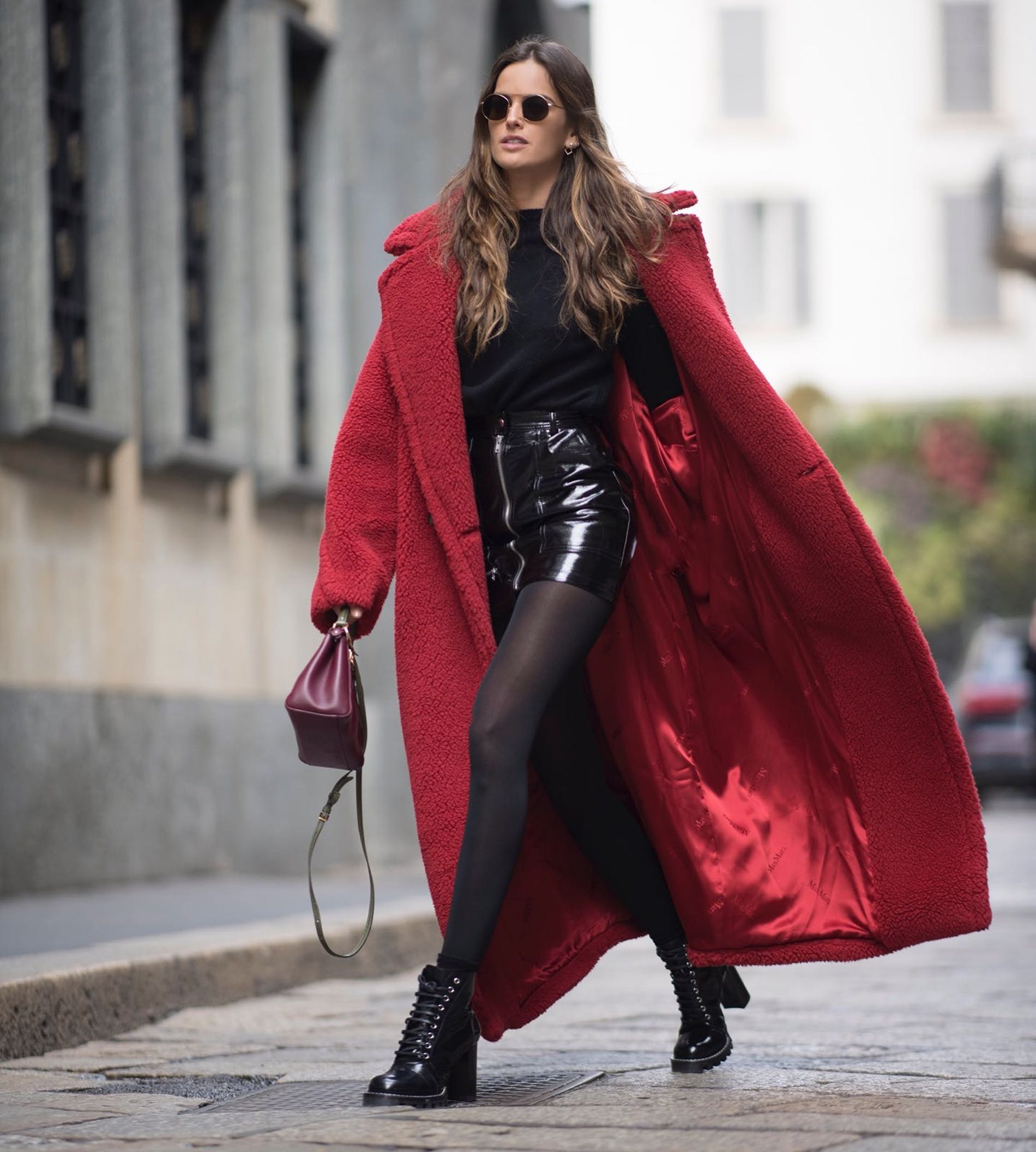 驼色泰迪大衣怎么穿显瘦,立领泰迪大衣怎么搭配