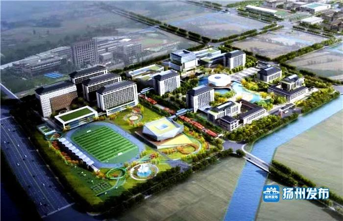 扬州技师学院新校区平面图,扬州技师学院新校区建设