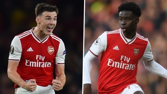 萨卡左后卫首秀,萨卡从左后卫到右边锋