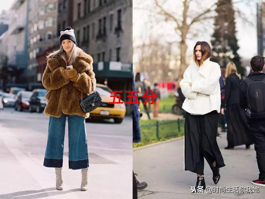 白裤子阔腿穿搭秋冬,初冬阔腿裤更时髦的打开方式
