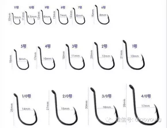 钓钩详细讲解图解大全,三钩钓鱼视频讲解