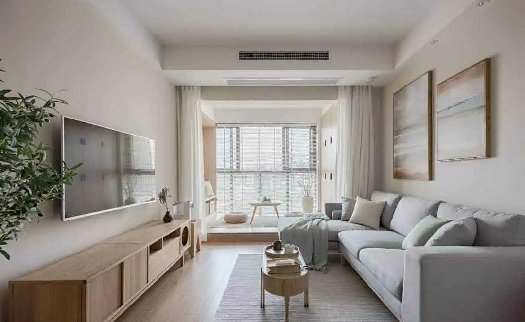 原木风茶室20平方空间装修效果图,100平方小户型原木风带茶室设计