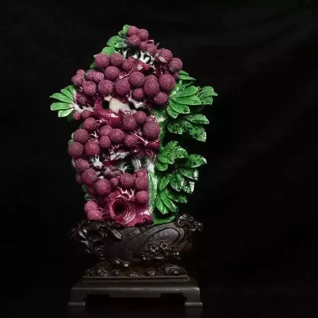 苹果玉石雕刻,玉石雕刻各种小型水果