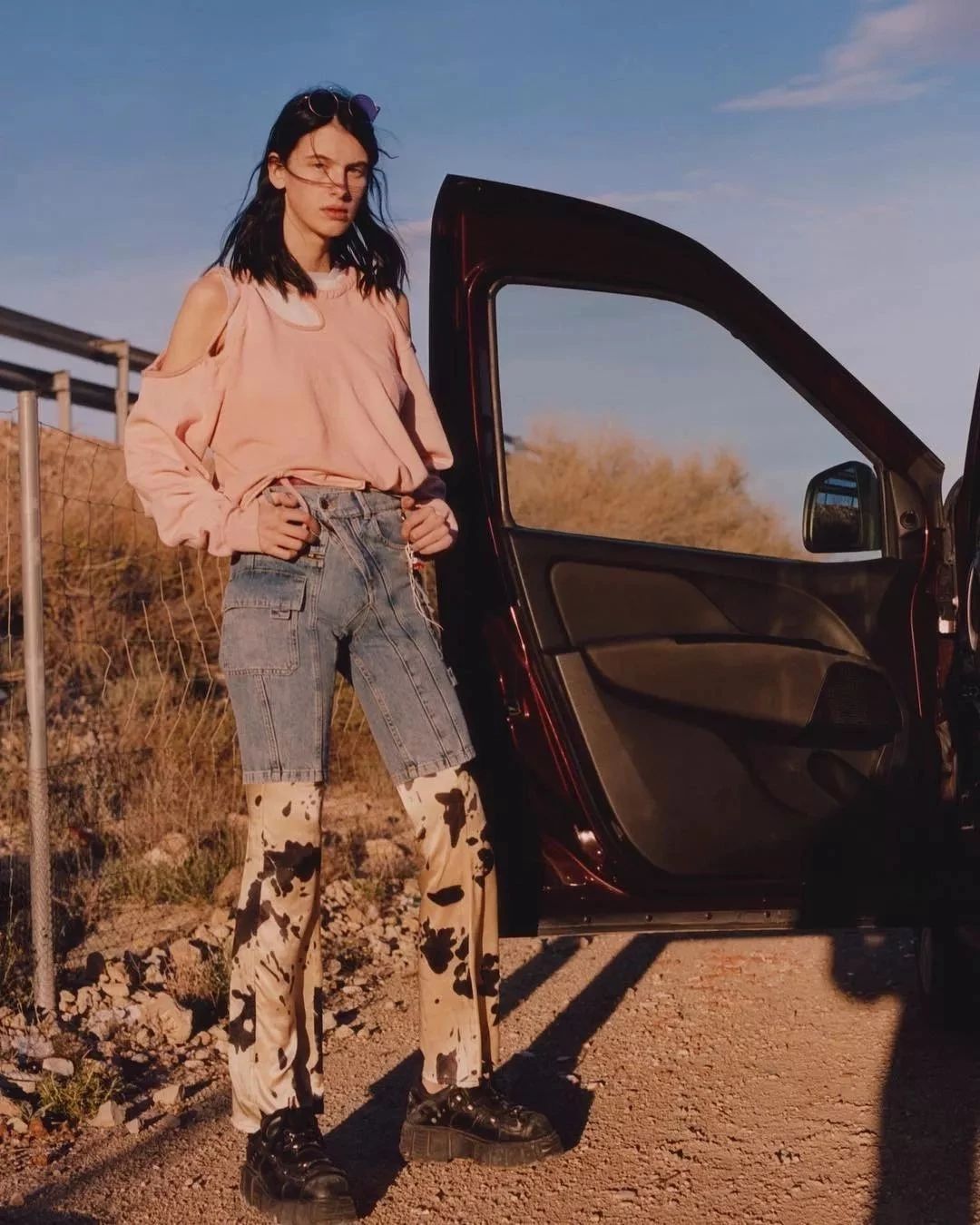 小心机简约设计风格,设计感小心机不规则假两件