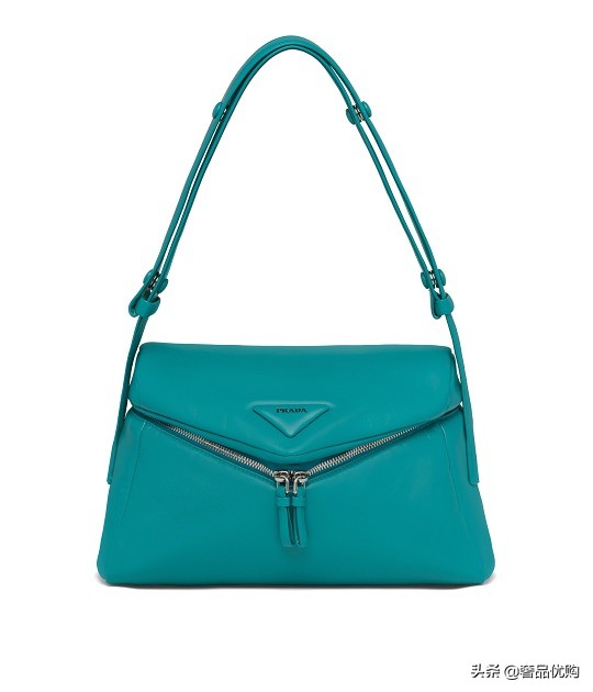 prada新款刺绣宽肩带,prada三角徽标外套