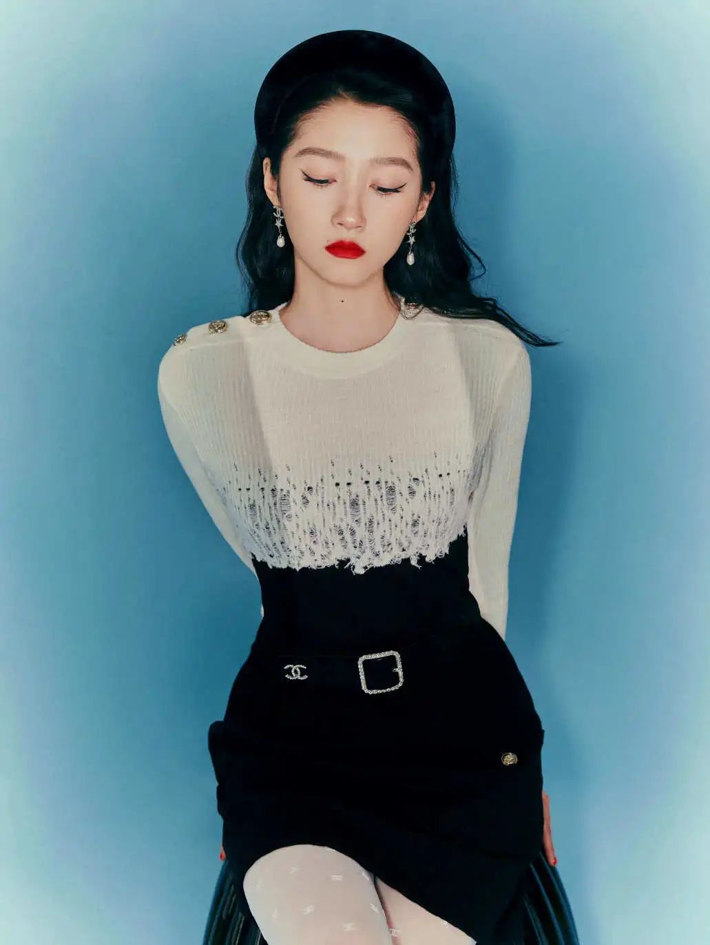 胶线笔画眼线教程新手手残党,手残党眼影教程探险家无眼线