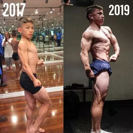 19岁男生健身太壮被人嘲笑,18岁瘦子健身被嘲笑