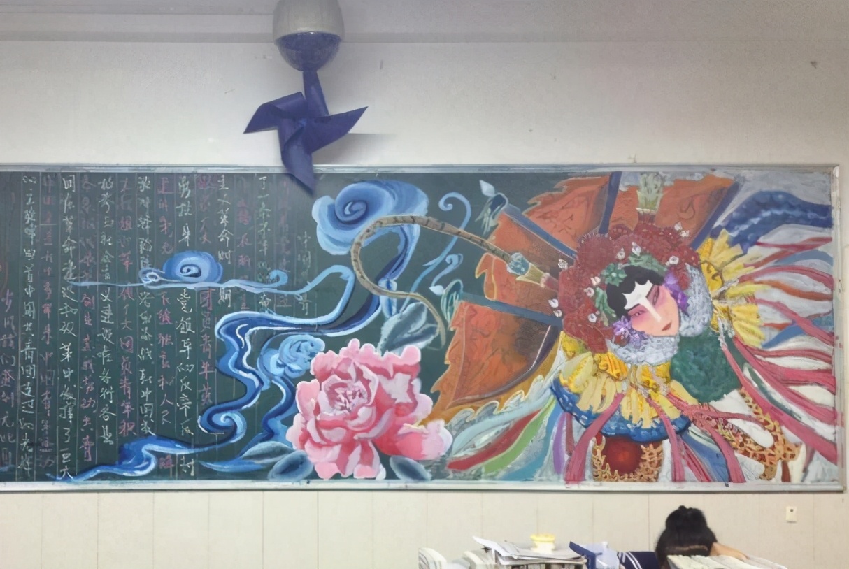 00后绝美黑板报,00后黑板报设计高级感