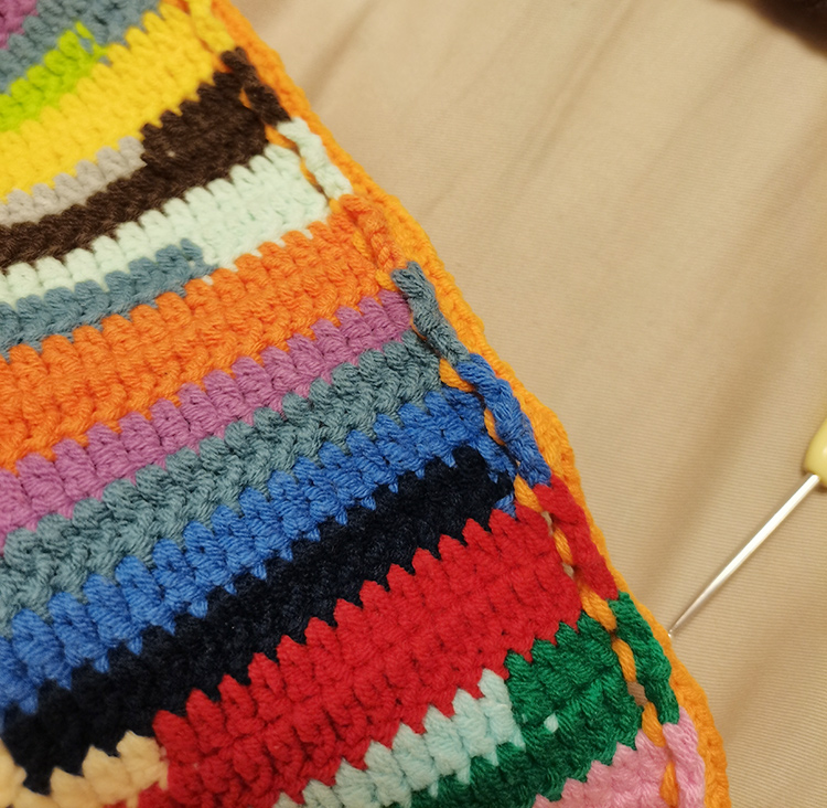 零线头可以钩什么,钩针复古小香风包包教程