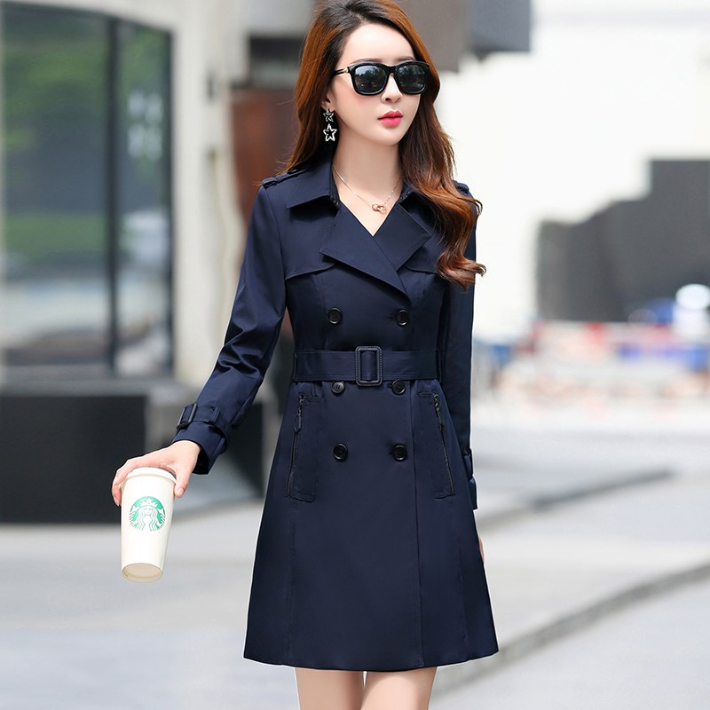 雪纺洋气风衣,2019春天流行风衣搭配图