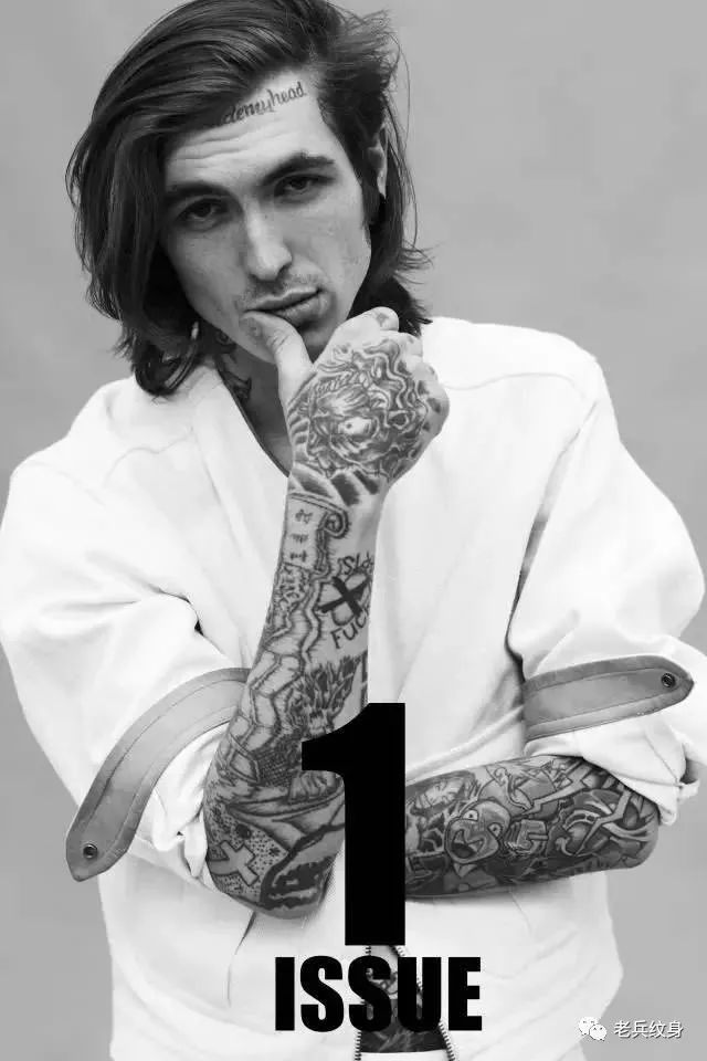 世界第一纹身模特,法国著名纹身模特