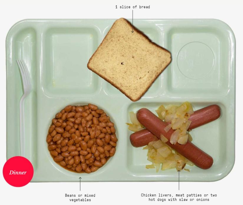 美国监狱伙食真实情况,美国监狱伙食有多好