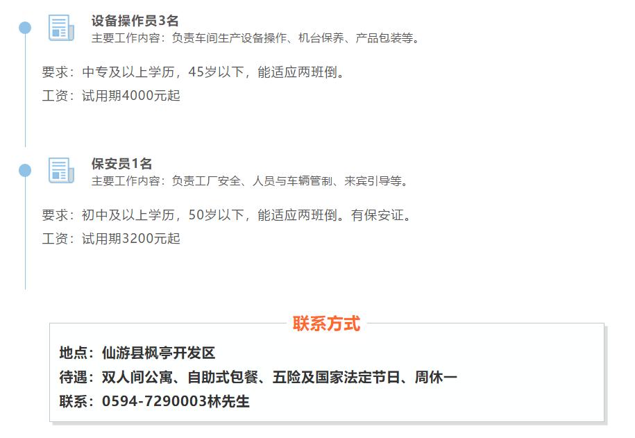 莆田新材料招聘,莆田长青人力资源有限公司招聘