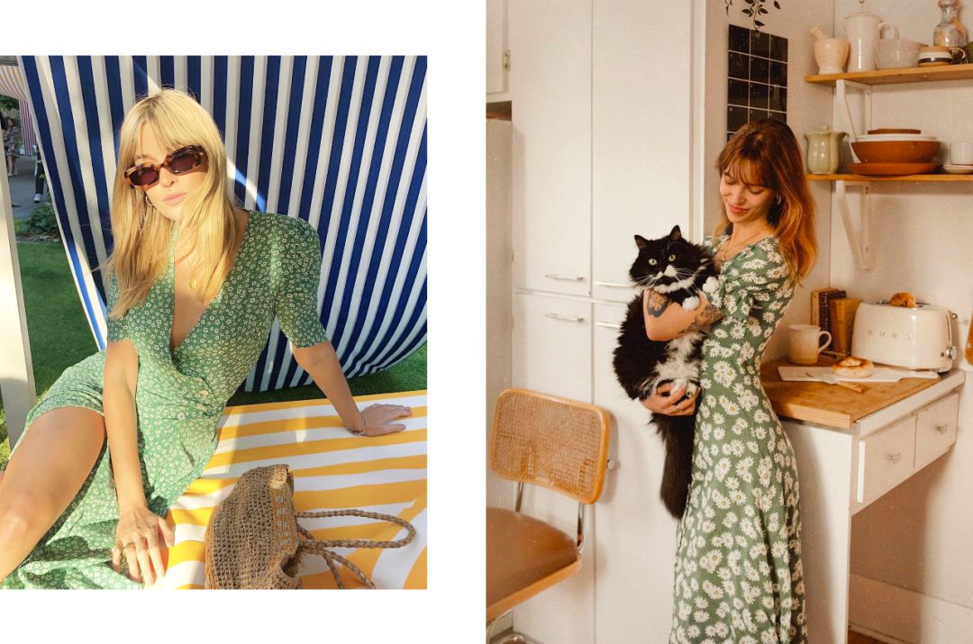 今夏流行的碎花裙时尚还减龄,碎花裙是春天必备单品