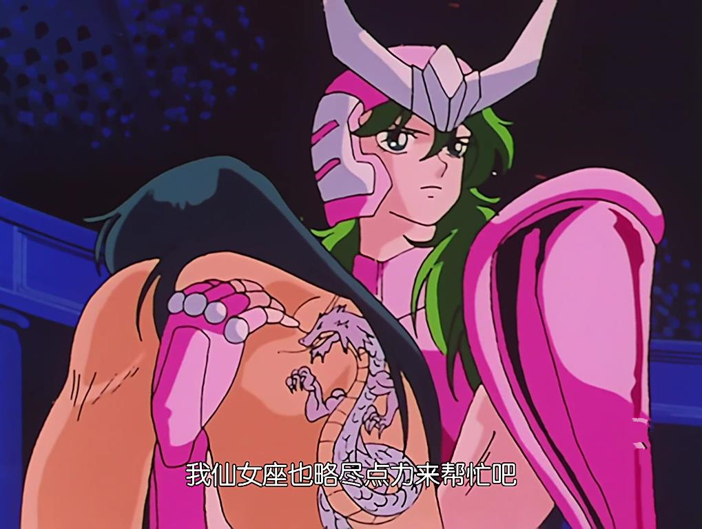 天马流星拳紫龙庐山百龙霸,圣斗士星矢天马打冥王