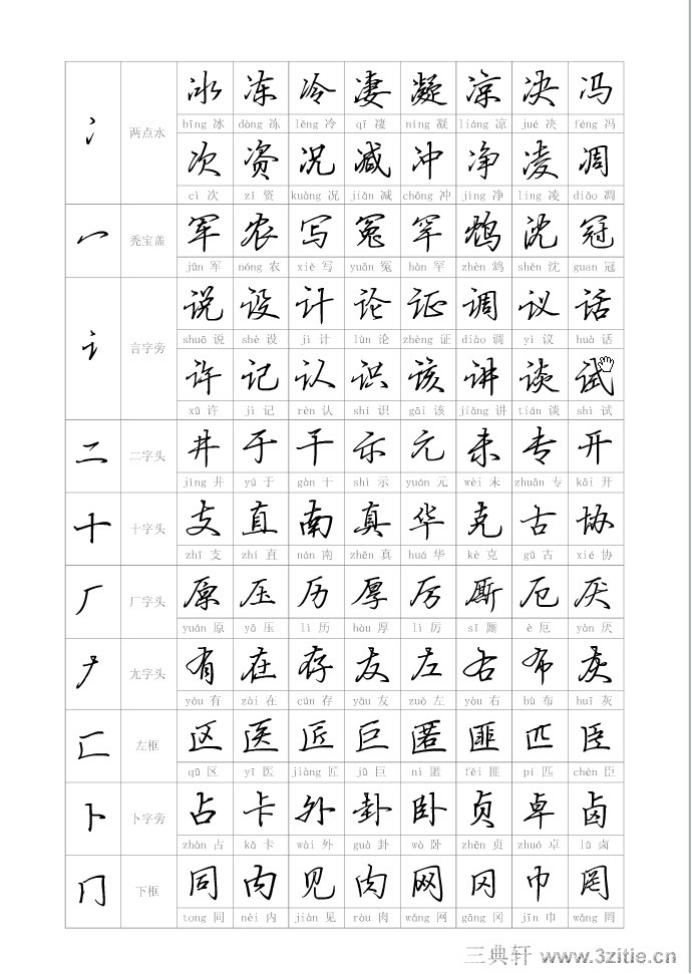 钢笔行书字帖买谁的好,钢笔行书字帖高手三十六技法