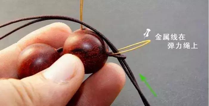 换珠串绳子最快的方法,换绳打结的方法视频