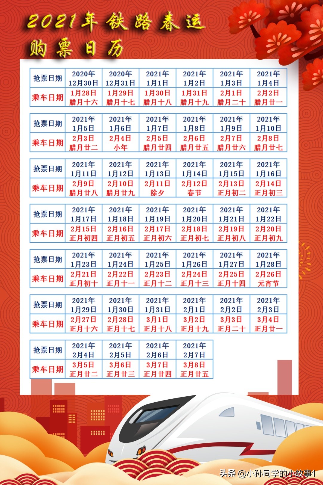 2023年春运火车票12月24日开售,2018年春运火车票12月1日开售