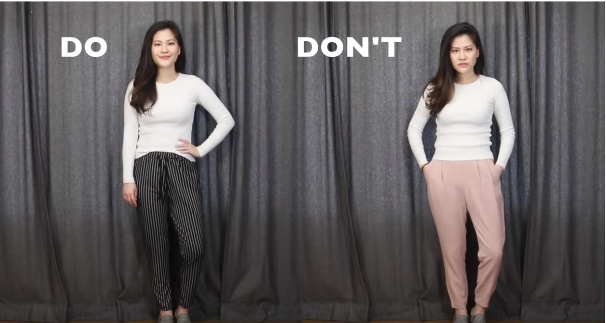 宽骨盆怎样穿搭,自信起来吧