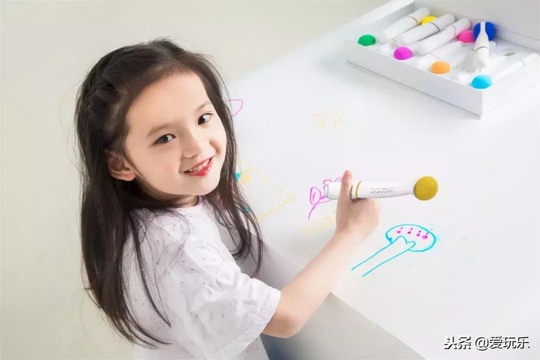 孩子玩水彩笔的危害,用水彩笔画画适合儿童的话