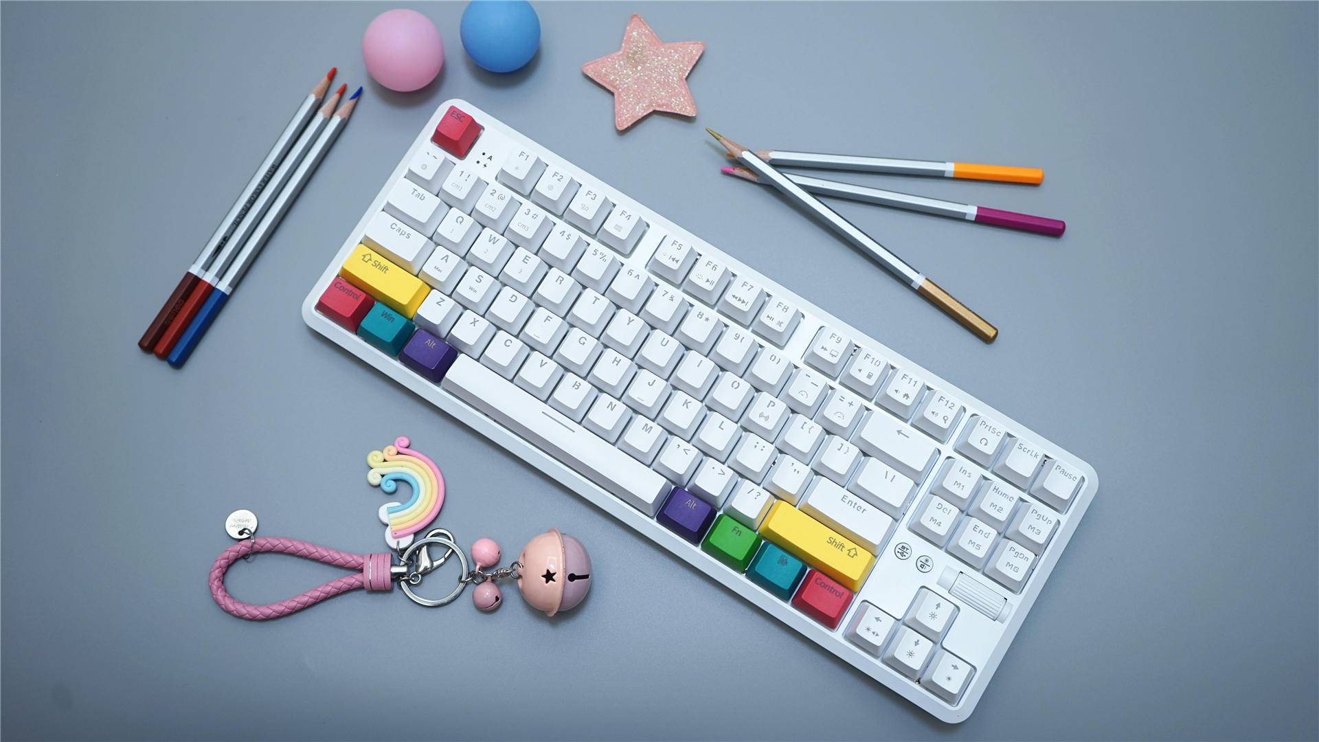 黑爵K870T机械键盘,ajazz黑爵k870tmacbook