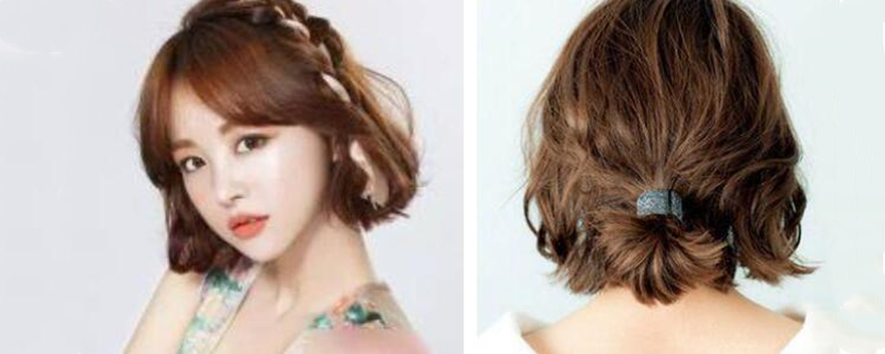 短发怎么扎才能扎出好看的头发,短发姑娘们可以这样扎更好看