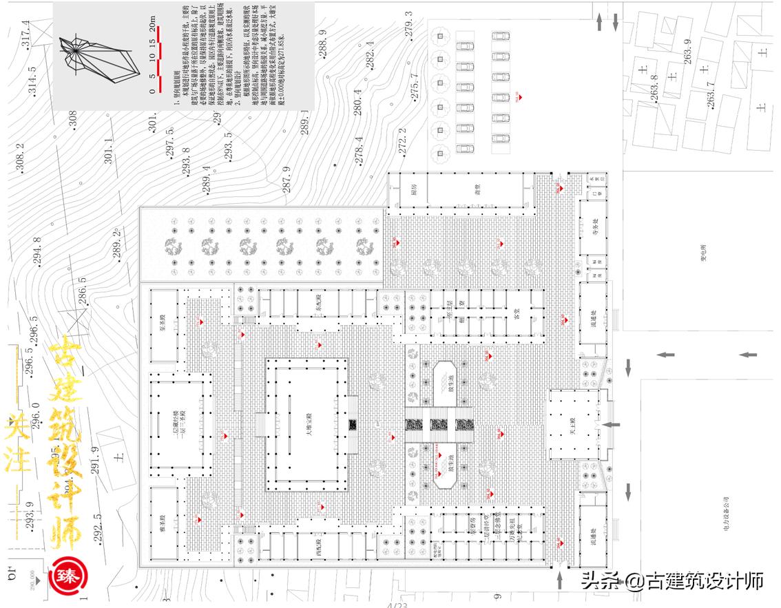 百亩寺庙规划设计图,寺庙最新规划方案