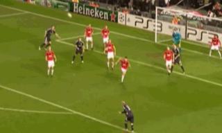 罗本左脚世界波兜射死角破门,内切兜射梅开二度罗本