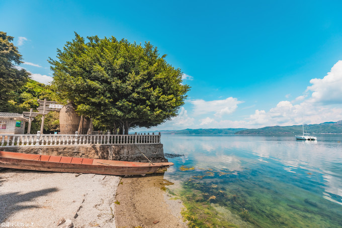 2001年抚仙湖水下古城真实视频,罕见的湖泊风光摄影