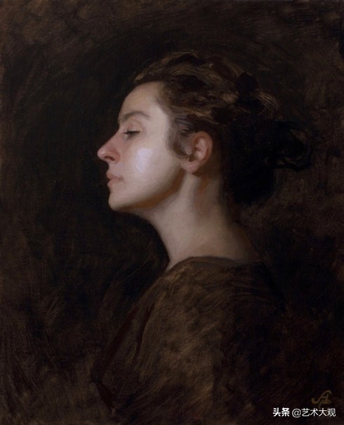 美国印象派画家油画作品欣赏,美国油画大师的雪景油画作品