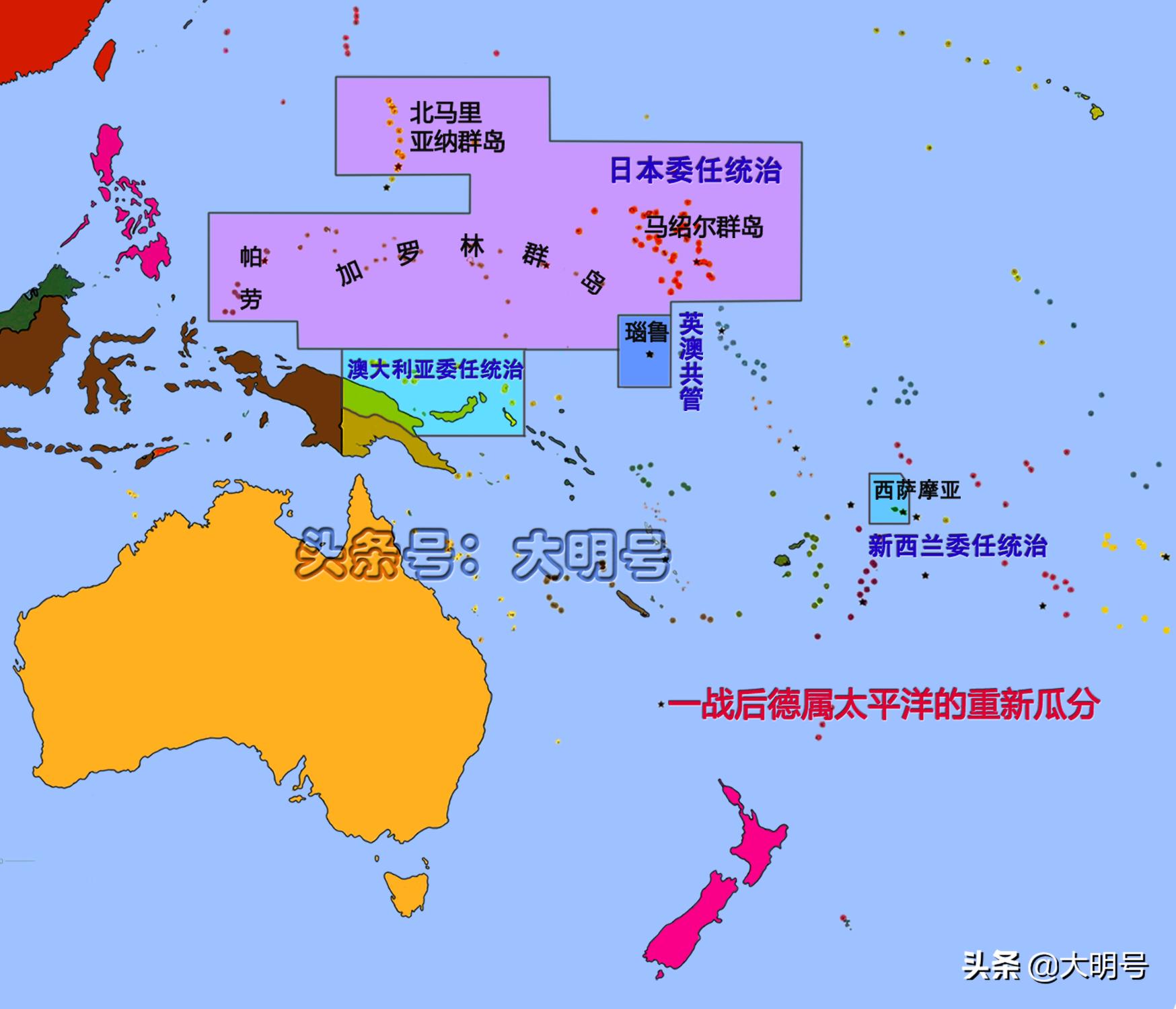 大洋洲多少个独立国家,大洋洲历史上的国家