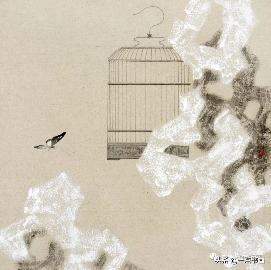 这位画家喜欢画鸟笼子，啥意思？
