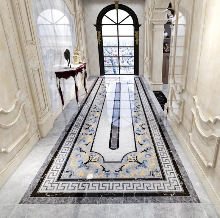 大理石水刀拼花现代,大理石水刀拼花现代风格效果