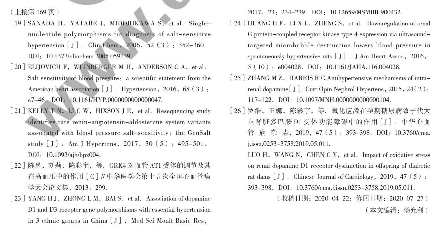 最新研究显示，藏族人群GRK4基因可能与高血压有关