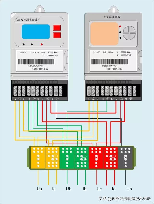 三相四线电能表带互感器安装接线,互感器电流表电能表的接线方法