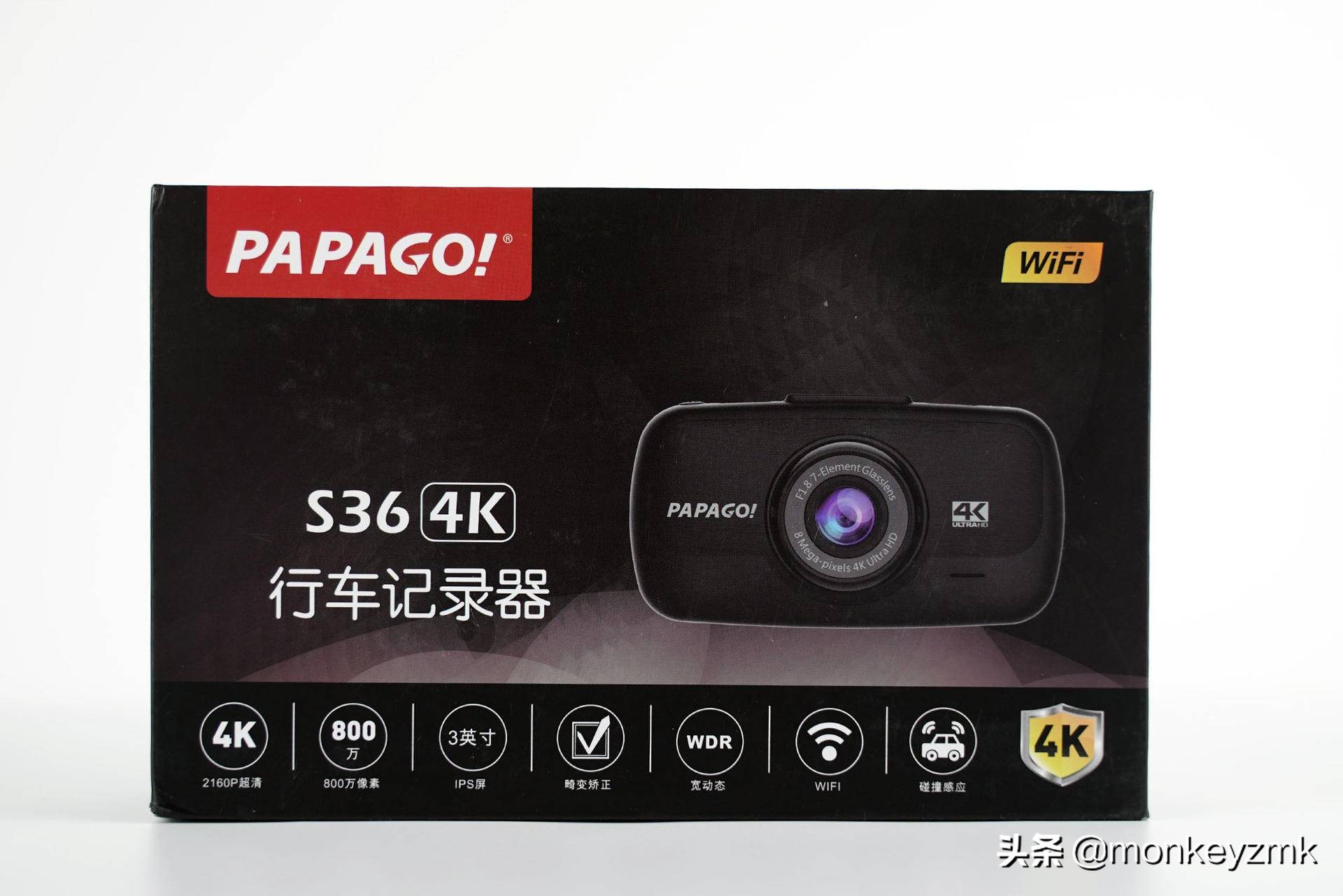 能上4K就别选1080P——PAPAGOS364K行车记录仪体验测评