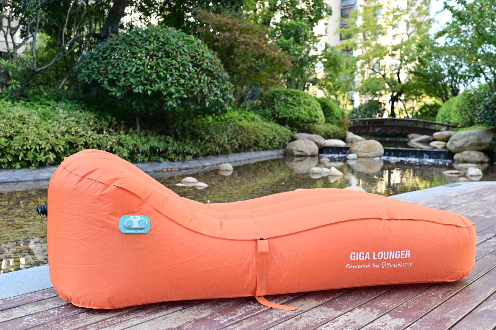 把床装进包里,想躺就躺!反射镜面充气床