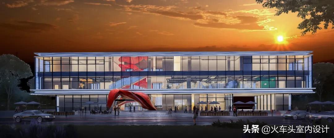 顶级售楼中心设计图,售楼部展示区设计