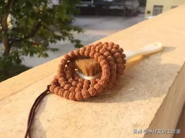 佛珠手串中间绳结打法,小佛珠手串怎么穿绳打结