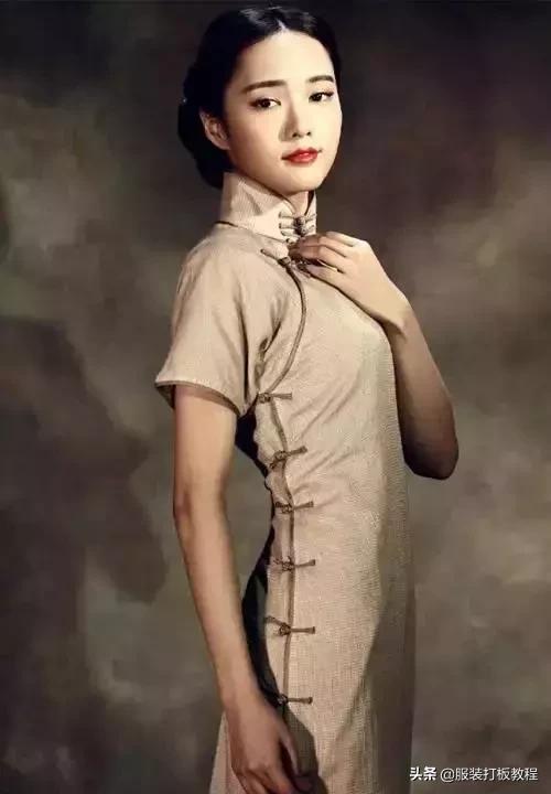 女童旗袍连衣裙制版,旗袍制版详细图